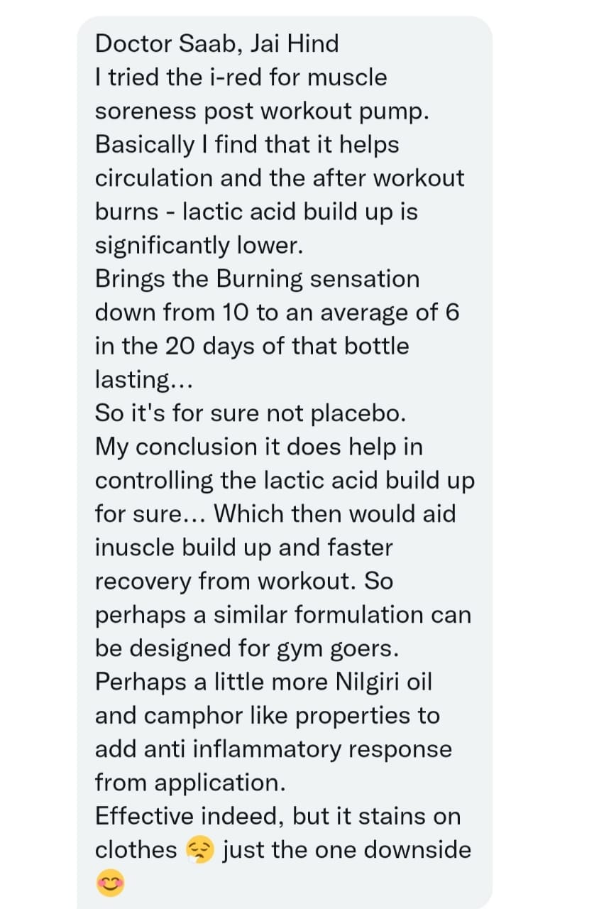 Geniune Customer Reviews on I-Red