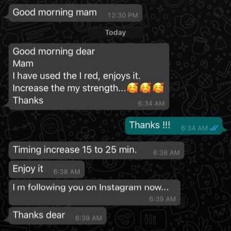 Geniune Customer Reviews on I-Red
