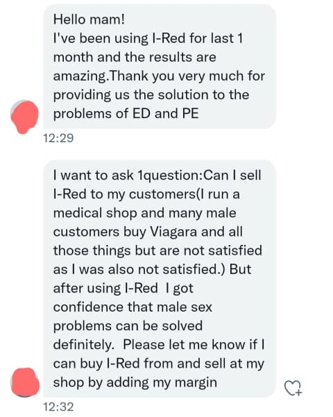 Geniune Customer Reviews on I-Red