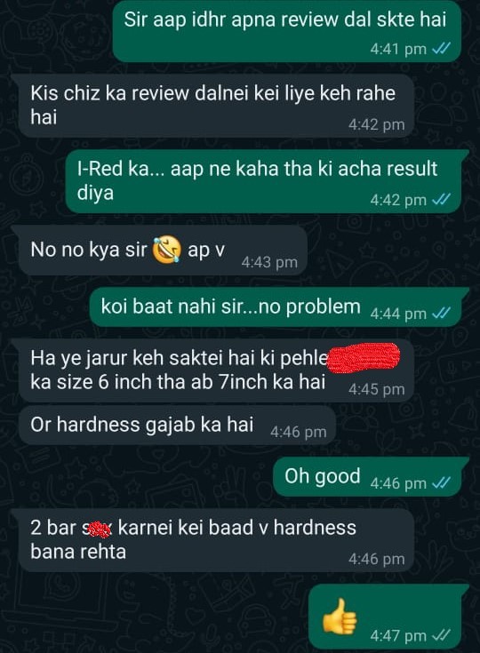 Geniune Customer Reviews on I-Red
