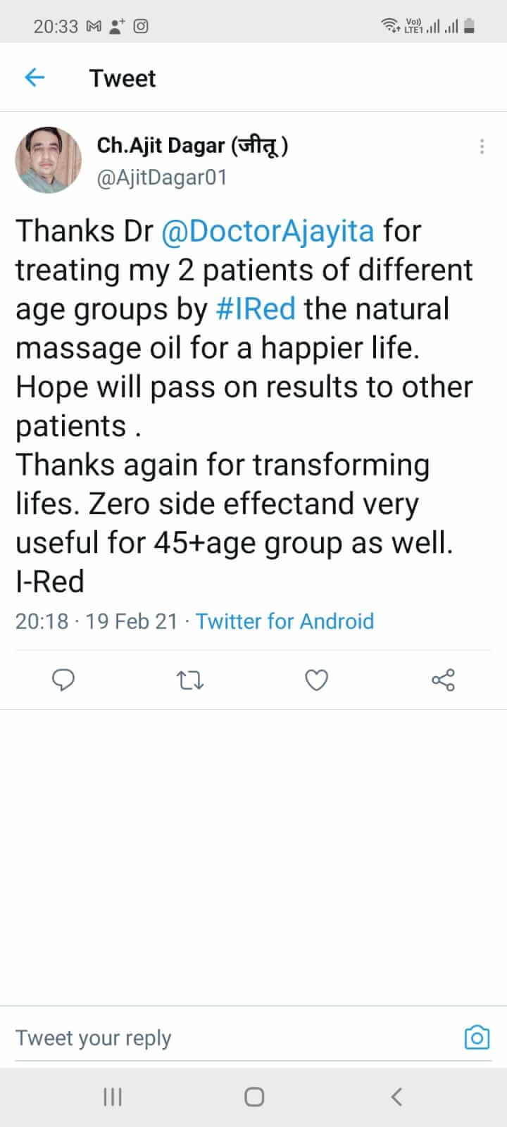 Geniune Customer Reviews on I-Red