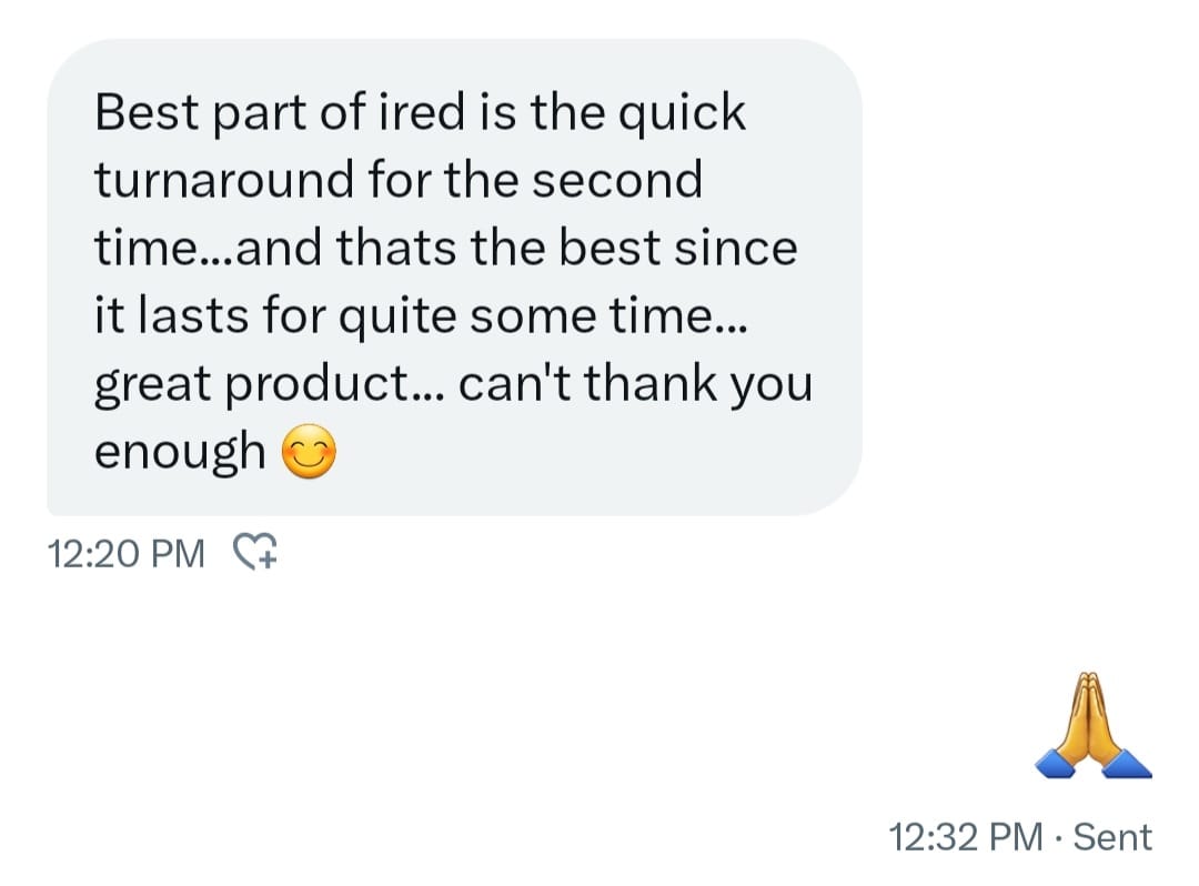 Geniune Customer Reviews on I-Red