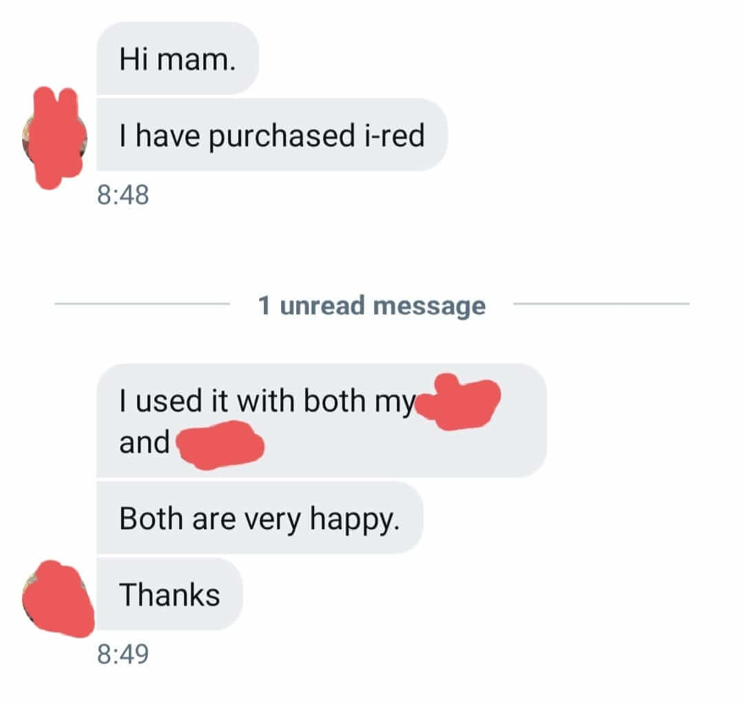 Geniune Customer Reviews on I-Red
