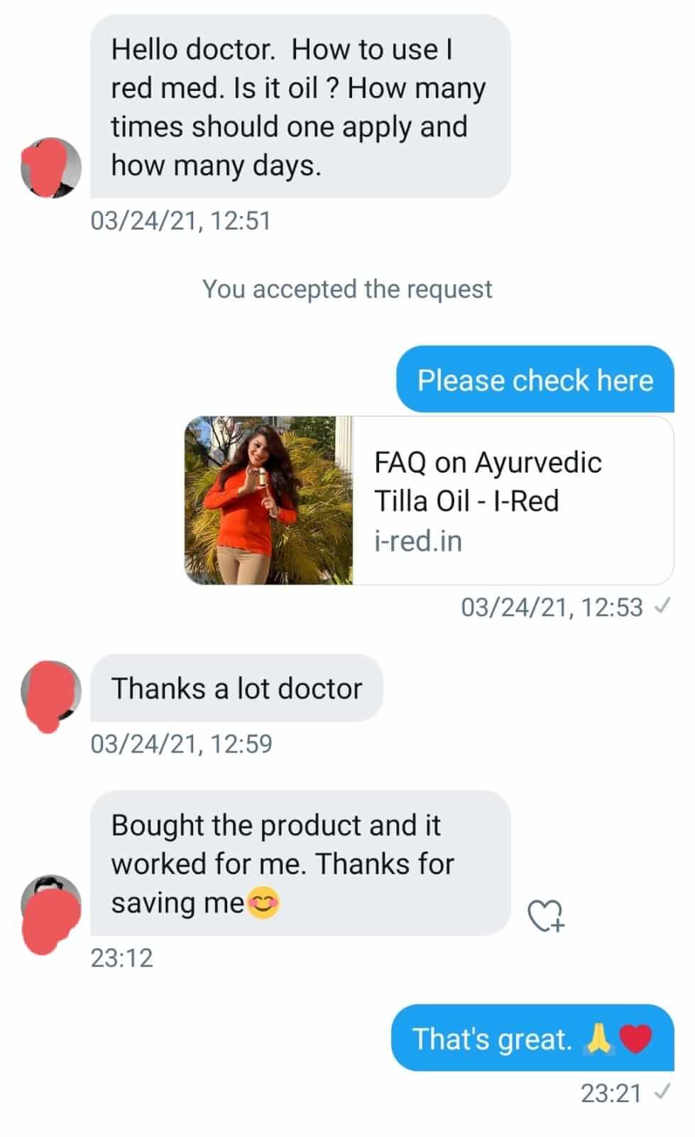 Geniune Customer Reviews on I-Red
