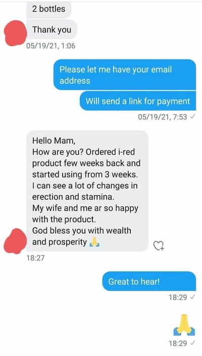 Geniune Customer Reviews on I-Red