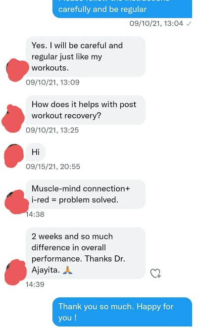 Geniune Customer Reviews on I-Red