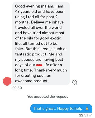 Geniune Customer Reviews on I-Red