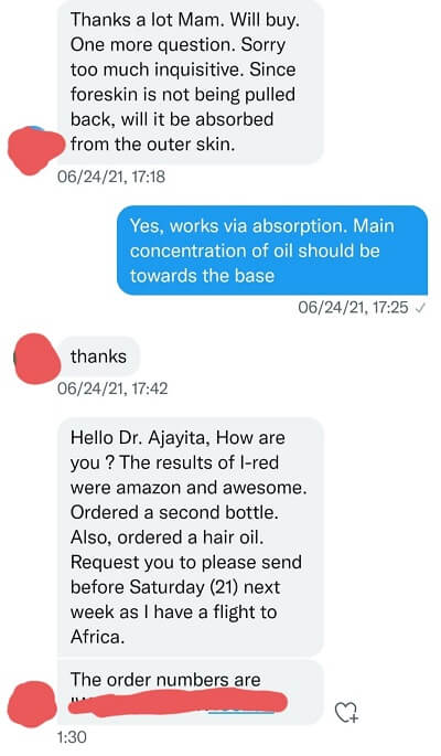 Geniune Customer Reviews on I-Red