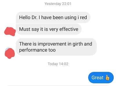 Geniune Customer Reviews on I-Red
